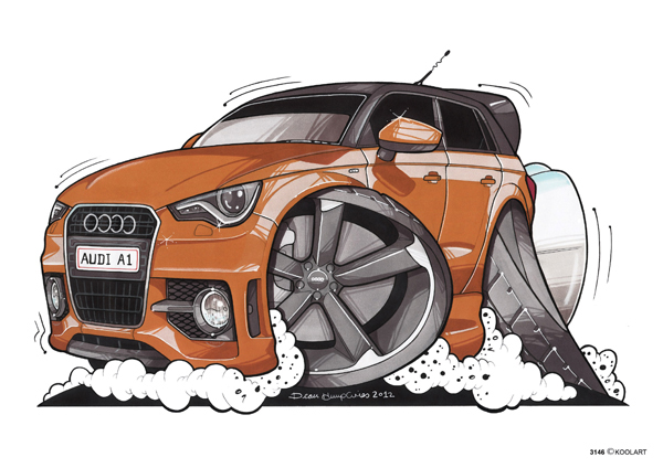Audi A1 Orange