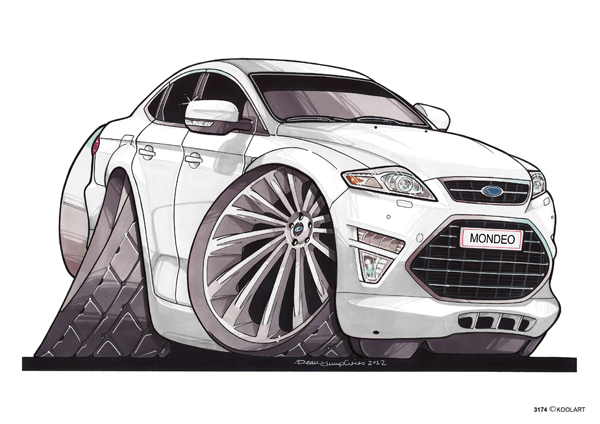 Ford Mondeo Blanche