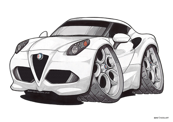 Alfa Roméo 4C Blanche