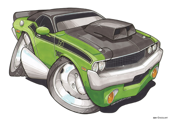 Dodge Charger Verte & Noire