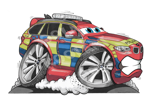 BMW X5 Cartoon Cars Rouge