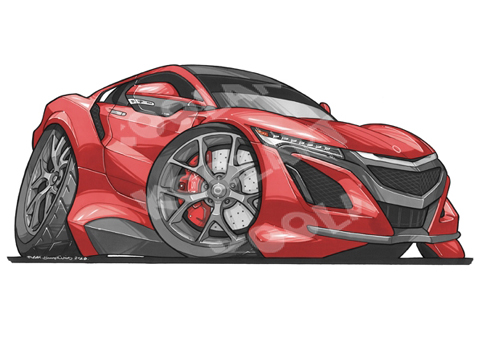 Honda NSX Sport Rouge