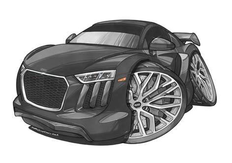 Audi R8 Face Noire