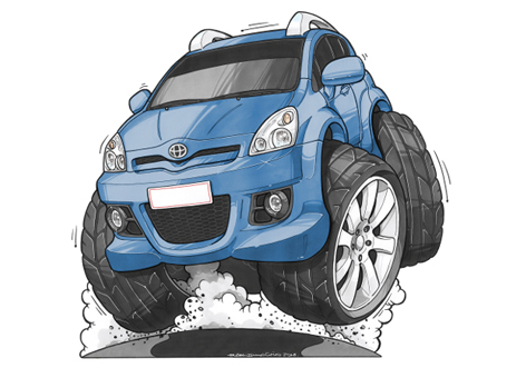 Toyota Corolla Bleue