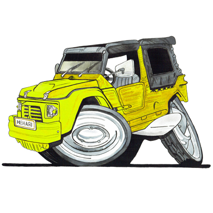 citroen mehari jaune